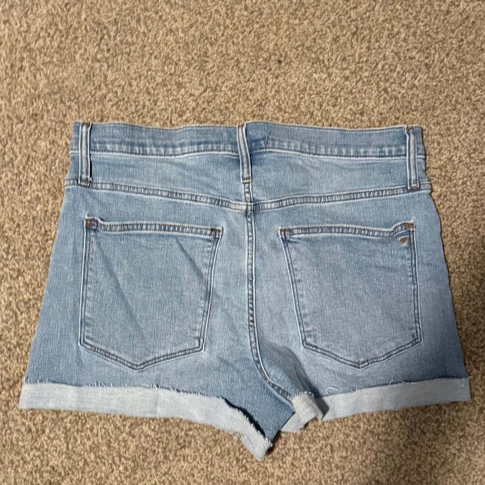 Madewell High-Rise Denim Shorts in Littleton Wash - 32
